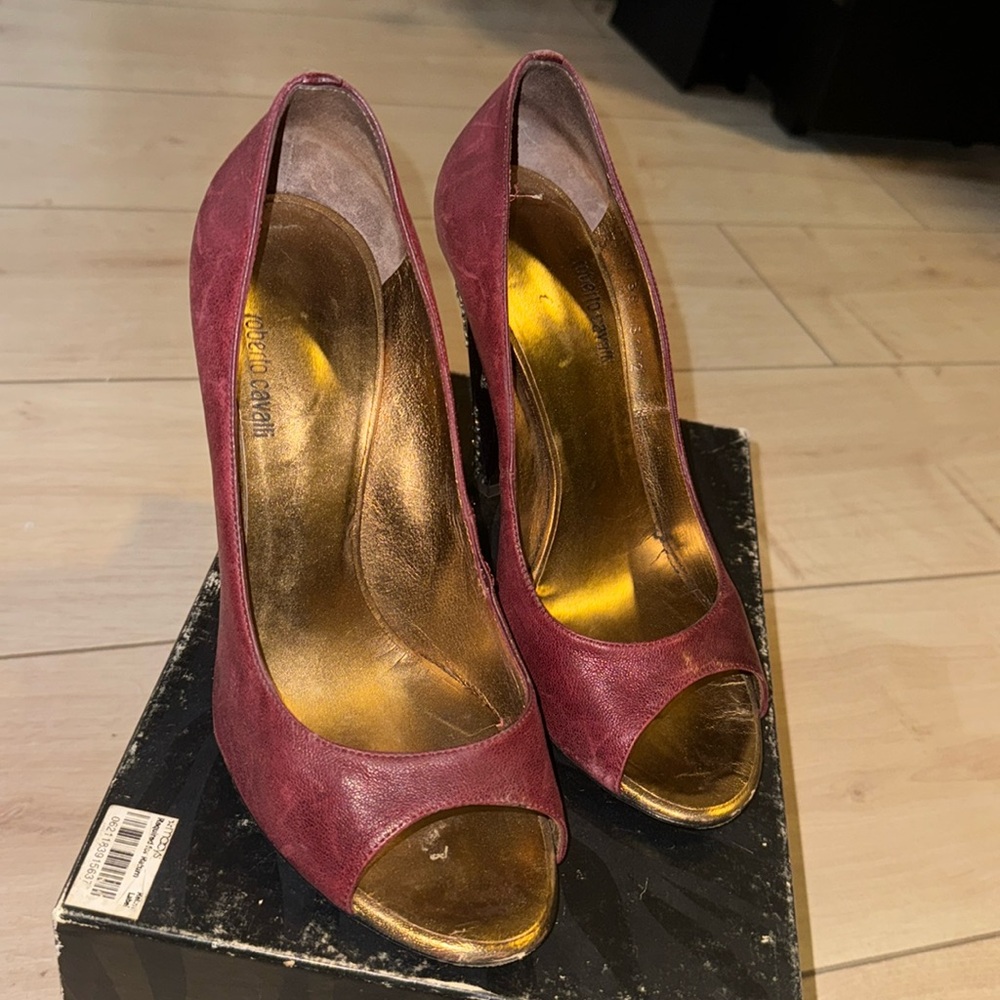 Roberto Cavalli Studded Heels